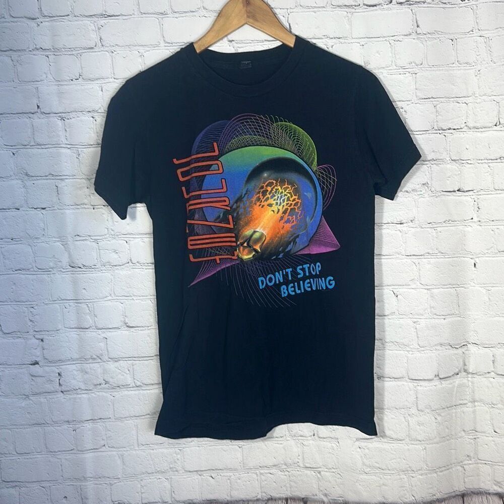 Journey Don’t Stop Believing‎ Black Band Tee Concert Shirt size S Small